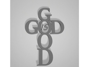 god good cross art christian christianity 3d print model - Mito3D