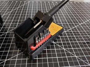 8586 858d rework soldering iron tip holder station tool 3d print model - Mito3D