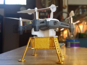 tello drone lemlunar excursión módulo vehículos apolo el 11 dji luna 3d print model - Mito3D