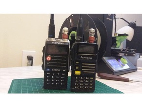 quensheng baofeng sostitutivo manopola del volume radio amatoriale uv-5r bf uvb2 plus hamradio ham radioamateur sostituzione cranio t800 terminator reciproca walkie-talkie la 3d print model - Mito3D