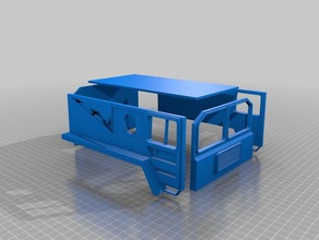 man 200 sliced rc vehicles truck 3d print model - Mito3D