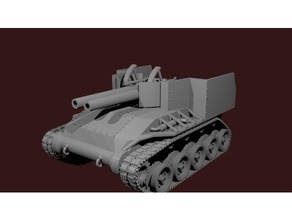 spg concept vehicles gun military tank tanks 3d print model - Mito3D