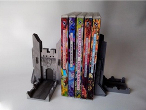 troll bridge bookends book disk world fantasy terry pratchett 3d print model - Mito3D