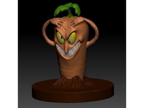 cenouras jogo cuphead criaturas a figura brinquedo 3d print model - Mito3D