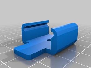 meine angepasste Gardinenstange clip - Ersatz Teile 3d print model - Mito3D