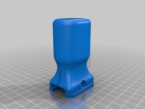 moe airsoft nerf grip m4 hardware foregrip mod picatinny vertical 3d print model - Mito3D