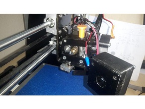 anet a8 extrusora fã modificação remix mudar 3d a impressora partes atualização 3d print model - Mito3D