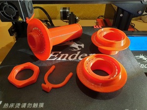 rapido cambio di cuscinetti a sfera spoolholder ender 3 d la stampante parti 6mm softair creality veloce porta bobina 3d print model - Mito3D