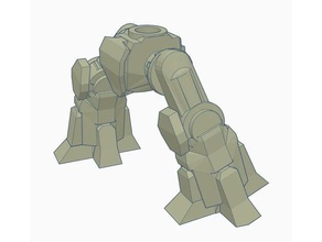 dinamica reaver gambe 40k epico epic40k titan 3d print model - Mito3D