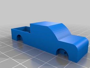 caminhão simples brinquedo jogo acessórios 3d print model - Mito3D