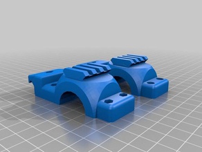 airsoft soplete láser montaje accesorios de adjunto partes lasermount antorcha 3d print model - Mito3D