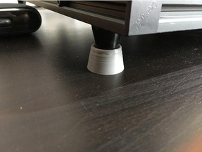 ender shimmy piedi 3d la stampante accessori accessorio creality 5 personalizzabile customizer livello livellamento openscad parametrico semplice stampa 3d print model - Mito3D