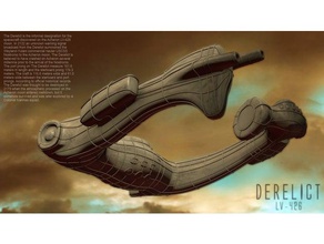derelict lv-426 models alien art miniture prometheus sci-fi scifi spacecraft xenomorph 3d print model - Mito3D