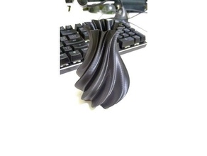vaso twister ondulado l'art 3d print model - Mito3D