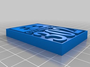 ford cortina v8 badge 302ci 3d printing 3d print model - Mito3D