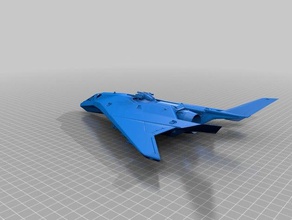 bigorna de seta fixo imprimível star citizen veículos ler nave espacial 3d print model - Mito3D