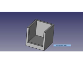 paper cube office container holder notebook notepaper 3d print model - Mito3D