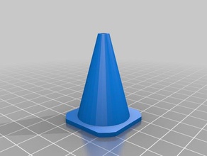 my customized customisable traffic cone rc vehicles 3d print model - Mito3D