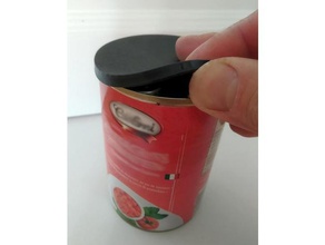 Blechdose mit Deckel Küche Essen boite sparen deckel konservendose zinn 3d print model - Mito3D