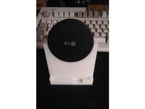 phone holder xiaomi mi mix 3 slot lg wcp-300 wireless charger 3d print model - Mito3D