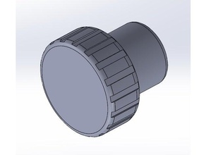 toyota camry volume dial knob automotive 3d print model - Mito3D