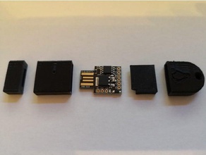digispark usb geliştirici tahta kasa 3d baskı elektronik konut 3d print model - Mito3D