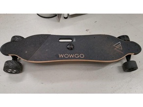 wowgo rubber damper plate rc vehicles esk8 truck wowgo2s damperplate 3d print model - Mito3D