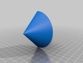 sphericon gadget Mathematik Mathe-Kunst ins Rollen einfache 3d print model - Mito3D