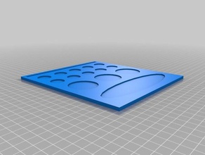 h-paint mix tray 3d printing 3d print model - Mito3D