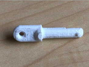 curtain rod eyelet replacement parts hook stub window blinds 3d print model - Mito3D