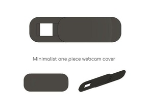 minimalista webcam tampa 3d impressão 3d print model - Mito3D