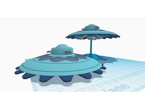 2 inek skooper ufo 3d print model - Mito3D