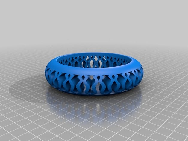 aprire il braccialetto bracciali staffa 3D print model - Mito3D