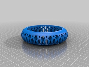 abra o bracelete pulseiras suporte 3d print model - Mito3D