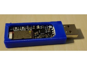 protective case adafruit usb bluefruit le sniffer - nrf51822 adapter stick 3d print model - Mito3D