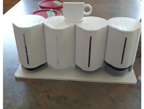 kahve pod standı mutfak yemek raf tassimo 3d print model - Mito3D