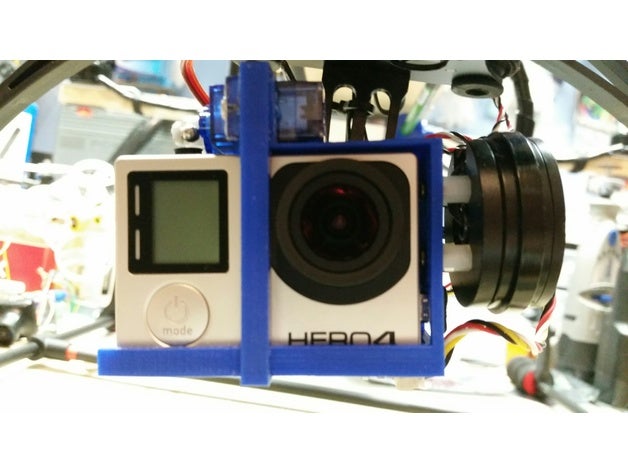 gopro hero 4 servo di scatto caso rc veicoli 3D print model - Mito3D