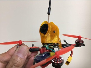 cure-dent whoop runcam micro aigle support de caméra rc des véhicules camera pod la verrière drone cadre mont 3d print model - Mito3D