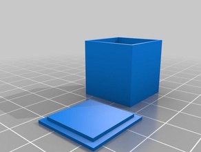 caixa tampa destacável 3d impressão 3d print model - Mito3D