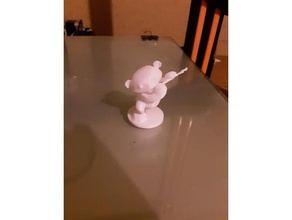gao panda bard i giocattoli giochi risvegliato chibi dd dnd in miniatura 3d print model - Mito3D