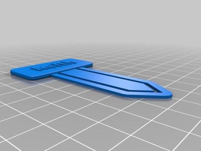 il mio segnalibro personalizzato keith su misura 3d print model - Mito3D