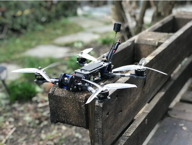 rangex rc vehículos drone de freestyle carreras el fpv marco largo plazo racer fpvframech longrange 3D print model - Mito3D