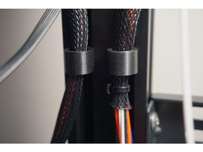 extrusión de alambre círculo clip ender 5 ender-5 3 administración cables 3d print model - Mito3D