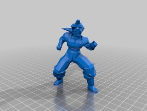 goku 3d de l'impression dragonball 3d print model - Mito3D