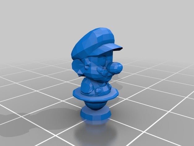 mario jeu de plateau morceau 3d l'impression super 3D print model - Mito3D