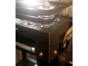 x5s idler pulley mounts secure 3d printer parts 3d print model - Mito3D