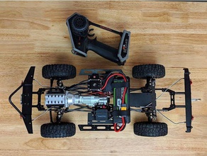 xtra velocidad xs01 escala rastreador de construir rc vehículos crawler coche 3d print model - Mito3D