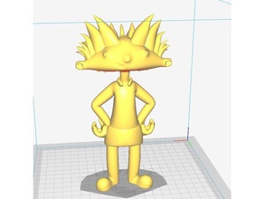 arnold personnes dessin animé personnage de charels hey heyarnold nickelodeon 3d print model - Mito3D