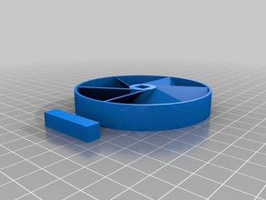 Farbe Rührer Bohrmaschine montieren Teile tool 3d print model - Mito3D