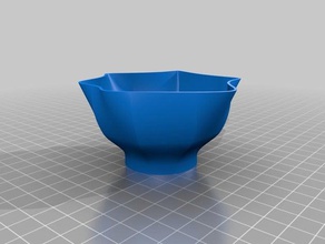 artistic bowl 3d print model - Mito3D
